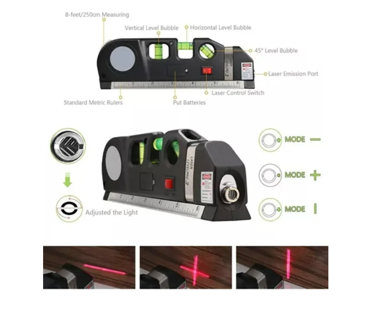 Miniatura 2 de METRO NIVEL LASER CON TRIPODE (p)
